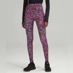 Lululemon Swift Speed High-Rise Tight - Floral Electric Multi Athletic Leggings